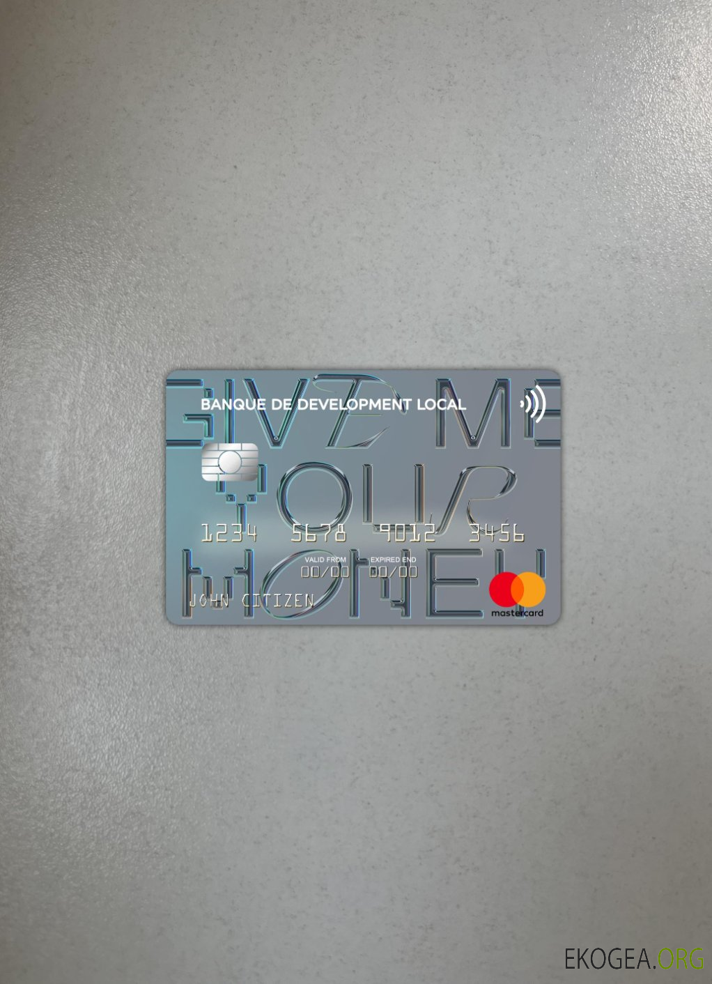 Algérie Banque de Développement Local mastercard photolook recto